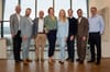 Der neue Gemeinderat von Thalwil (von links): Thomas Hunziker, Christian Kling, Hansruedi Kölliker, Anne-Marie Kristokat…