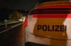 Polizeiauto auf der Sihltalstrasse