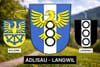 Das könnte das neue Wappen sein, wenn sich Adliswil und Langnau fusionieren: Adler greifft die drei Ringe aus dem Langnauer…