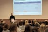 Michele Marchesis Erläuterungen zur Berufswahl stiessen in der Aula Hofern auf grosses Interesse.