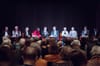 Vor einem vollen Saal diskutierten die neun Kandidierenden, die sich am 8. März zur Wahl in den Gemeinderat stellen.