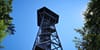 Der in die Jahre gekommene Hochwacht-Turm auf dem Albisgrat.