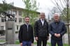 Sandro Enz, Thomas Hunziker und Michael Illi (von links) erklären, dass es an der Sek Thalwil wieder rund läuft.