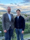 Karl Theiler (links) und Raphael Hammer leiten die FDP Thalwil gemeinsam.