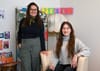 Die Sozialarbeiterinnen Anikó Nagy (links) und Selina Tollardo (rechts) in den Räumlichkeiten von «Tello – Offene Beratung»…