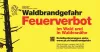 Grillieren ist nur im Siedlungsgebiet erlaubt, nicht aber im Wald.