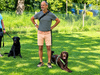 Viktor, der Hund, und Harry, der Mensch.