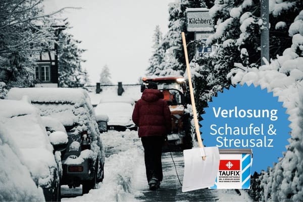 Schnee in Rüschlikon, Kilchberg, Thalwil und Adliswil: Gehwege werden vom Schnee geräumt