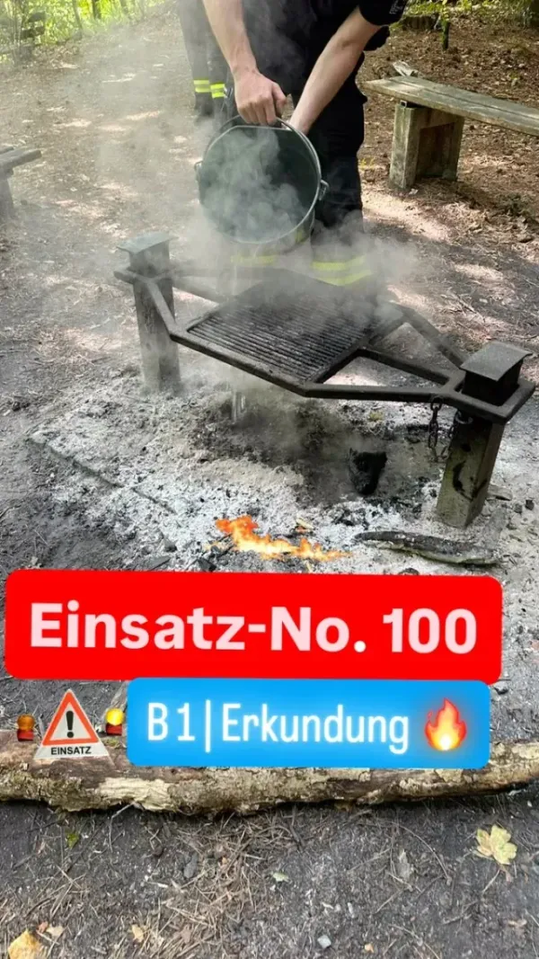 Die ungelöschte Glut an einer Grillstelle beim Gattiker Waldweiher hätte einen Waldbrand verursachen können.