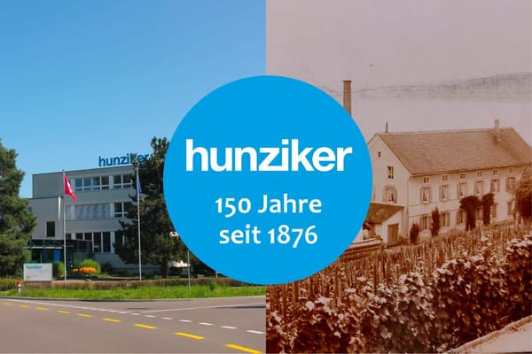 Seit 1876 über Generationen erfolgreich weiterentwickelt: Hunziker AG Thalwil