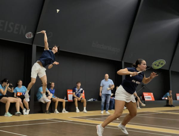 Jorina Jann (Adliswil) / Liano Panza (Uzwil) Halbfinalisten im Mixed-Doppel.