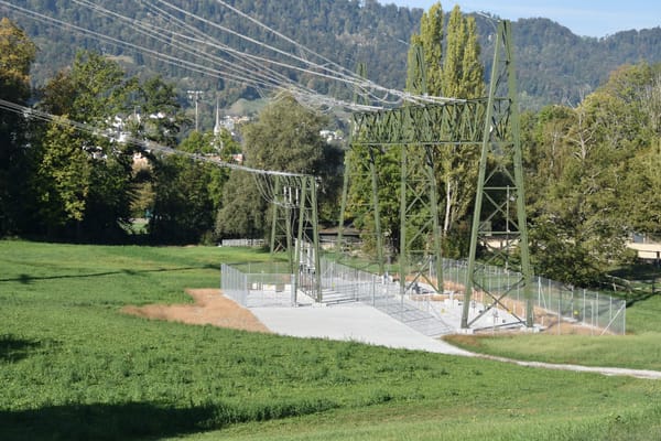 Das neue Übergangsbauwerk unterhalb der Autobahn, an der Grenze Kilchberg/Adliswil.