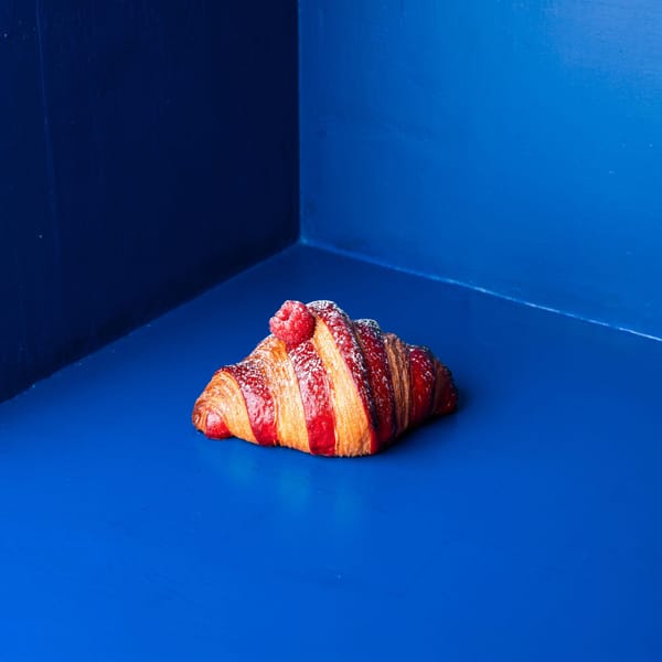 Der Favorit unseres Autors. Das Croissant aux Framboises.