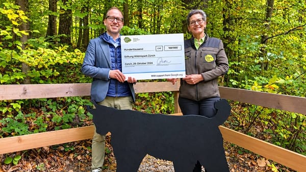 Google stiftet 100'000 Dollar für den Wildnispark